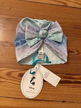 NWT Disney Swim Sun Hat UPF 50+ The Little Mermaid Janie and Jack Sz 6-12 Months
